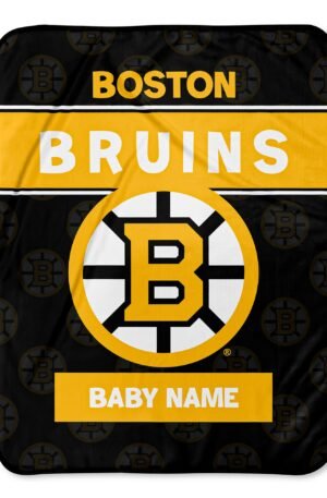 Boston Bruins Custom Baby Blanket