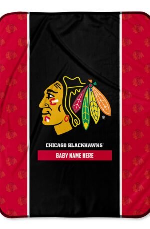 Chi Blackhawks Custom Baby Blanket