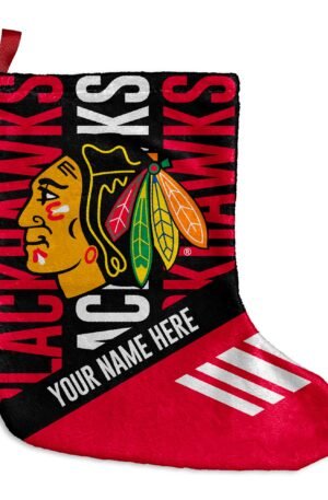 Official Chicago Blackhawks Stocking – Team Holiday Decor