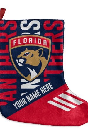Official Fla Panthers Holiday Stocking | Team Pride Decor