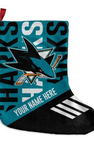 Official Sharks NHL Christmas Stocking - Fan Decor