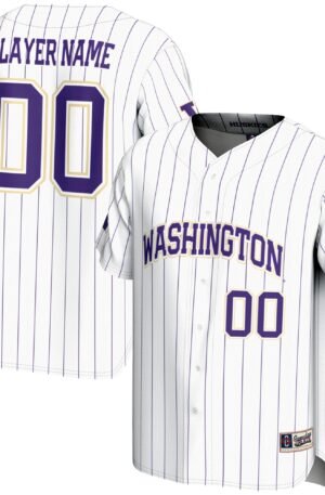 Wash. Huskies Custom Baseball Jersey