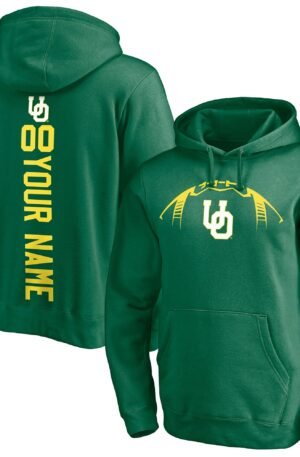 Oregon Ducks PM Football Custom Hoodie