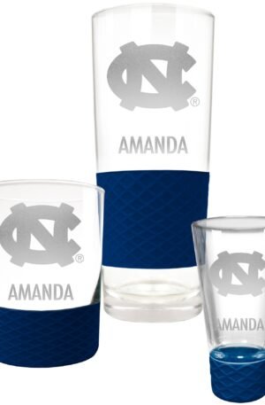 UNC Tar Heels Custom Drinkware Set