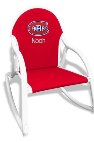 Canadiens Kids Custom Rocking Chair