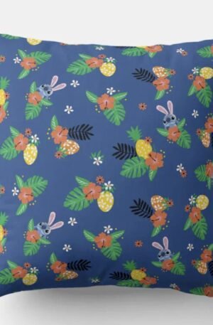 Stitch Easter Pattern Throw Pillow