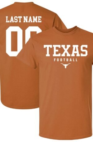 Longhorns Football Custom T-Shirt