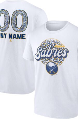Buffalo Sabres Custom Leopard Print Tee