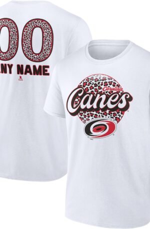 Hurricanes Custom Leopard Print Tee
