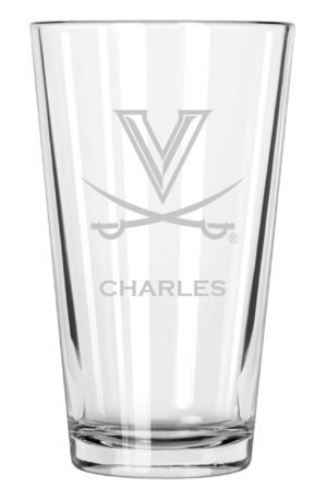Virginia Cavs 16oz. Custom Pint Glass