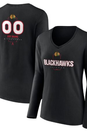 Blackhawks Women's Custom LS Tee