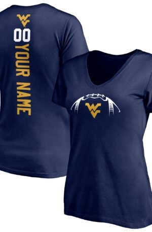WVU Women's PM Football Custom Tee