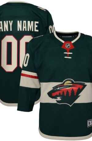 Minnesota Wild Kids Home Custom Jersey