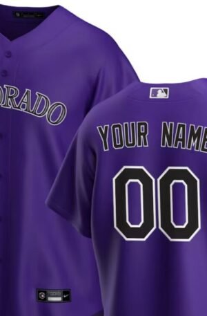 Rockies Alternate Custom Jersey