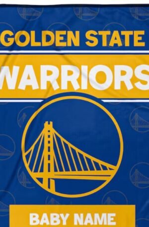 GS Warriors Custom Baby Blanket