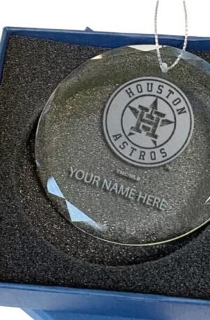 Custom Houston Astros Glass Ornament – Fan Gift & Decor