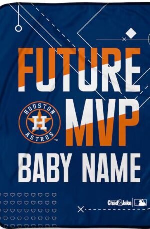 Houston Astros Custom Baby Blanket