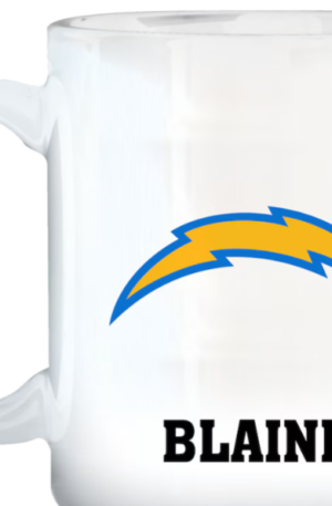 LA Chargers 15oz. Custom Mug - White