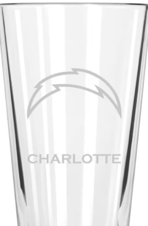 LA Chargers 16oz. Custom Pint Glass