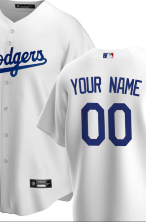 LA Dodgers Home Custom Jersey