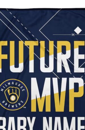 Milwaukee Brewers Custom Baby Blanket
