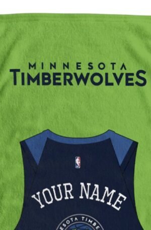 MIN Timberwolves Custom Beach Towel