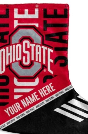 Ohio State Buckeyes Chad & Jake Personalized Holiday Stocking