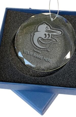 Custom Orioles Glass Ornament: Your Christmas Tree Pride