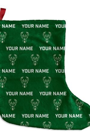Official Bucks NBA Holiday Stocking – Fan Pride Decor