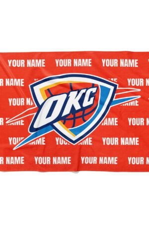 OKC Thunder Custom Horizontal Towel