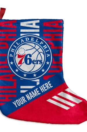 Official 76 ers Holiday Stocking | NBA Fan Spirit Decor