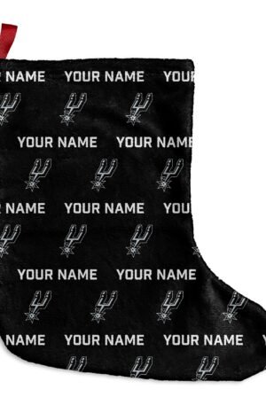 Official SA Spurs Holiday Stocking - NBA Fan Christmas Gift