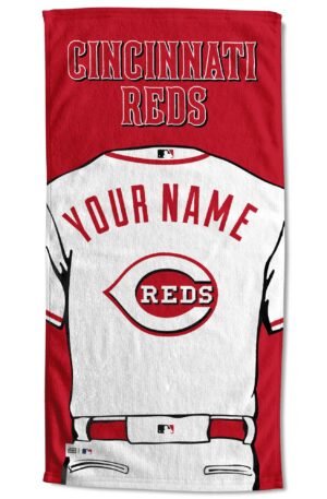 Cincinnati Reds Custom Beach Towel