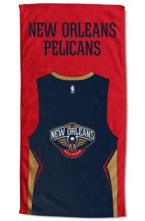 NO Pelicans Custom Beach Towel