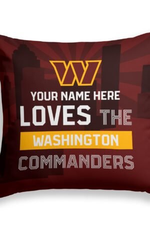 Washington Commanders Custom Pillow