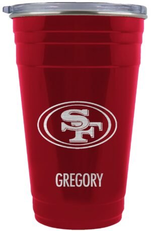 SF 49ers 22oz. Custom Tumbler