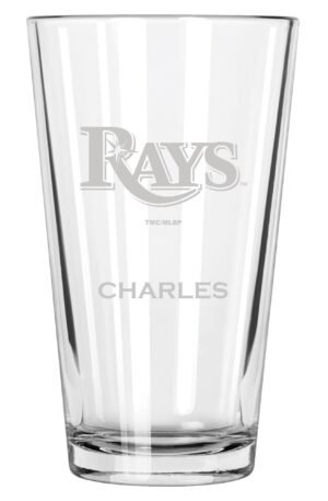 Tampa Bay Rays 16oz. Custom Pint Glass