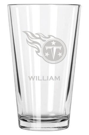 TN Titans 16oz. Custom Pint Glass