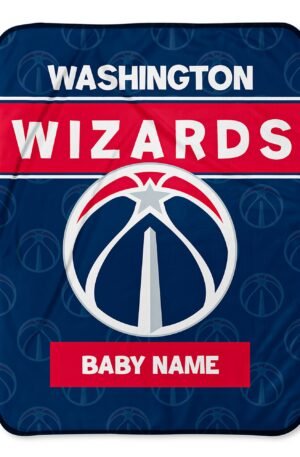 Washington Wizards Custom Baby Blanket