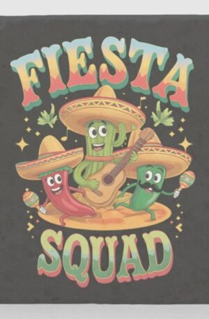 Fiesta Squad Cinco de Mayo Drink Coaster