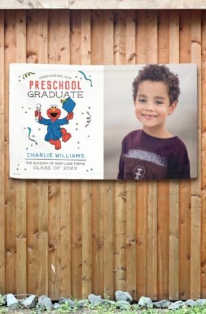 Sesame Street Preschool Grad Banner