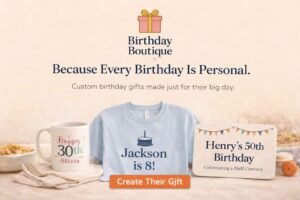 The Birthday Boutique ad 1