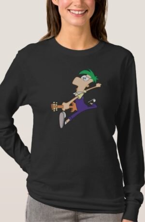 Ferb Rocking Out with Guitar T-Shirt