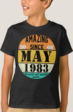 Personalized Birthday Pretty Amazing Retro Vintage T-Shirt