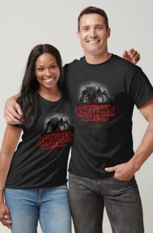 Stranger Things Demogorgon Glow Logo T-Shirt