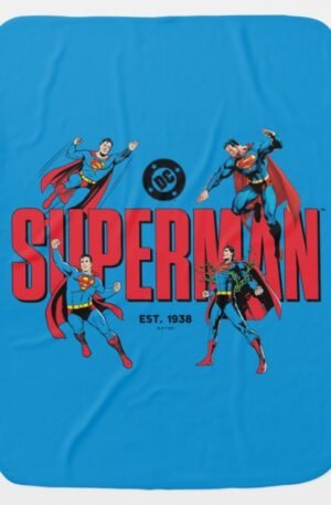 Superman Legends Forever Graphic Baby Blanket