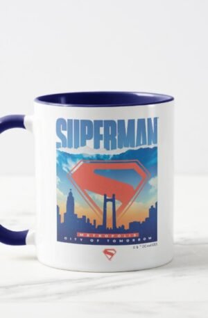 Superman Metropolis Skyline Mug