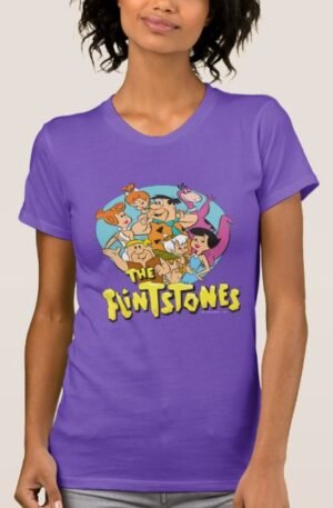 The Flintstones and Rubbles Family Graphic T-Shirt