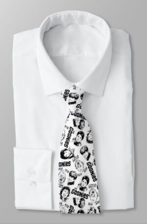 The Goonies Characters Pattern Neck Tie