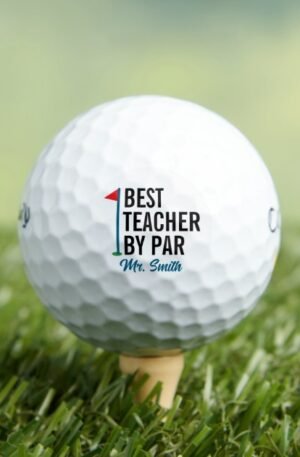 Best Teacher By Par Personalized Golf Balls